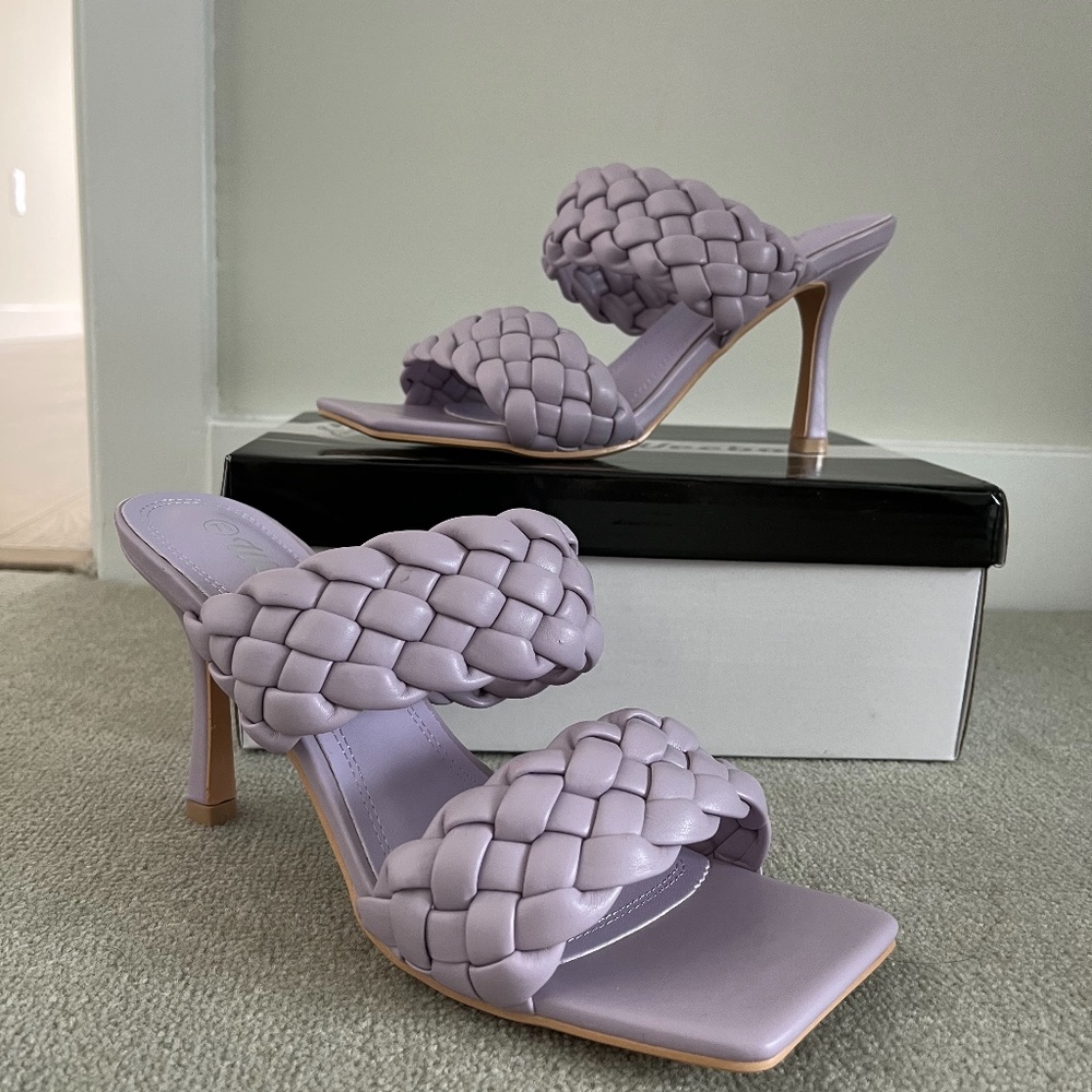 Weeboo Braided Heels Size 7.5